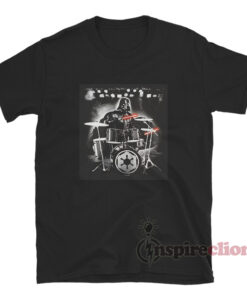 Darth Vader Playing Drums T Shirt Cheap Custom Inspireclion