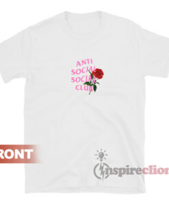 Anti Social Assc With Roses T shirt Cheap Custom Inspireclion