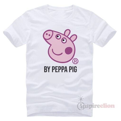 Peppa Pig Head By Peppa Funny T-Shirt