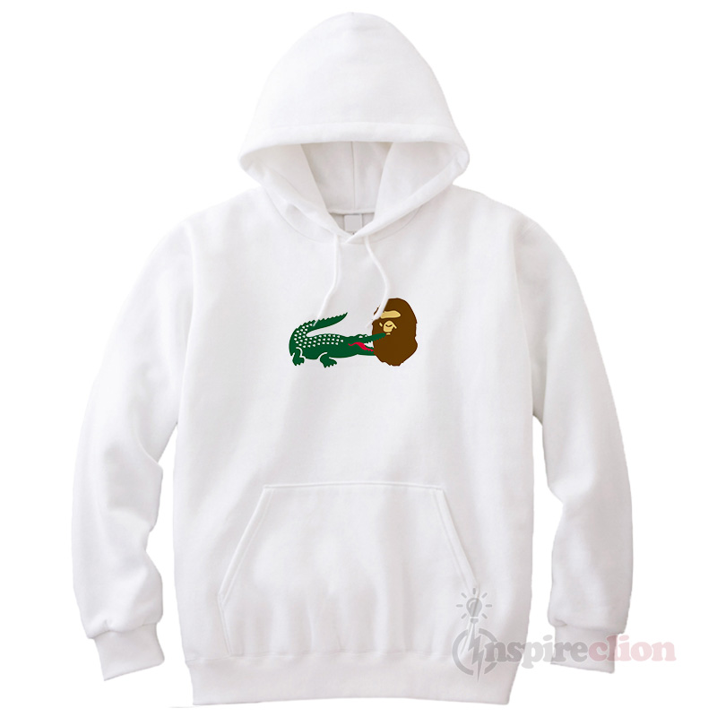 bape crocodile hoodie