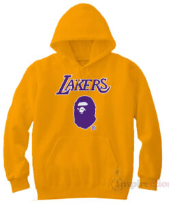 bape lakers sweatshirt