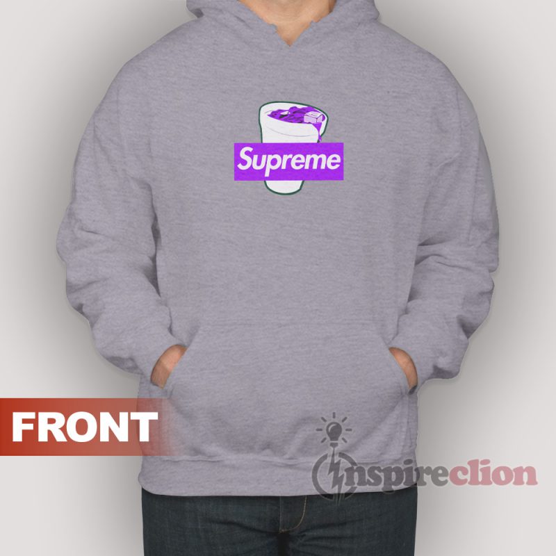 Supreme Purple Lean CodeineBox Logo Hoodie Unisex - www.ermes-unice.fr