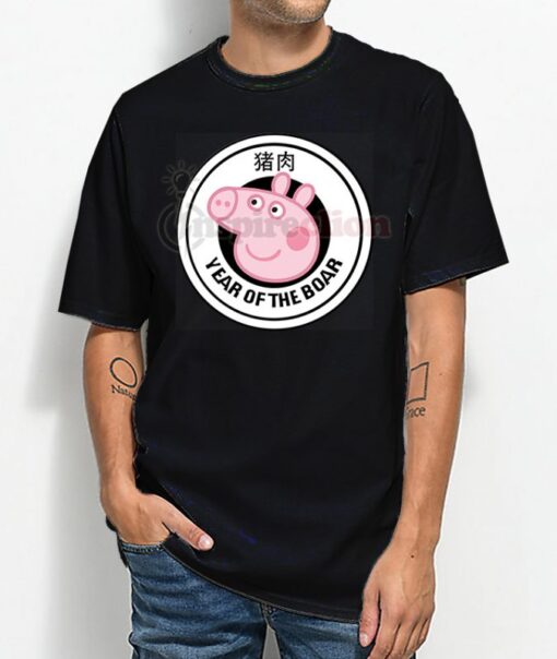 Piggy Gang Peppa Pig YEAR OF THE BOAR T-shirt