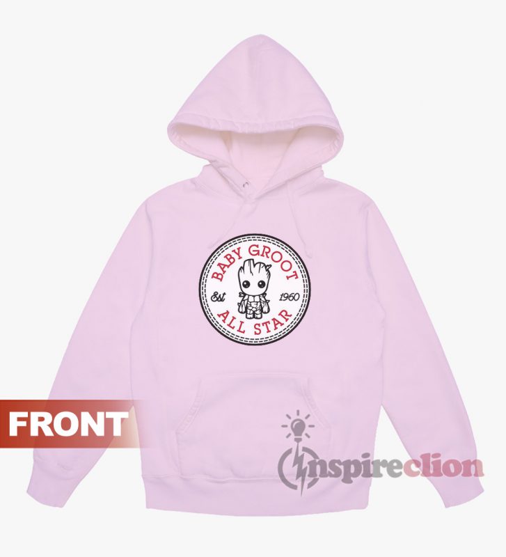 pink converse hoodie