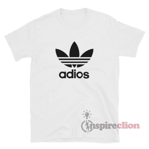 Adios Adidas Logo Parody T-Shirt