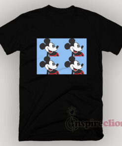 Disney Mickey Mouse Light Blue Vintage 90s Funny T-shirt Unisex