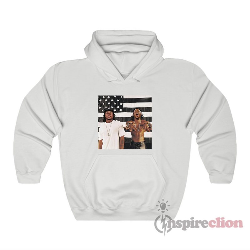 Acuna And Albies Outkast Stankonia Hoodie For Unisex