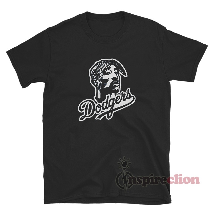 Dodgers tupac best sale t shirt