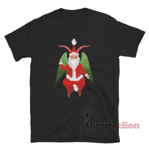 Santa Baphomet Christmas T-Shirt