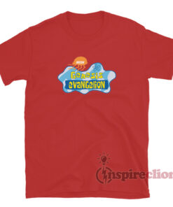 spongebob neon genesis evangelion shirt