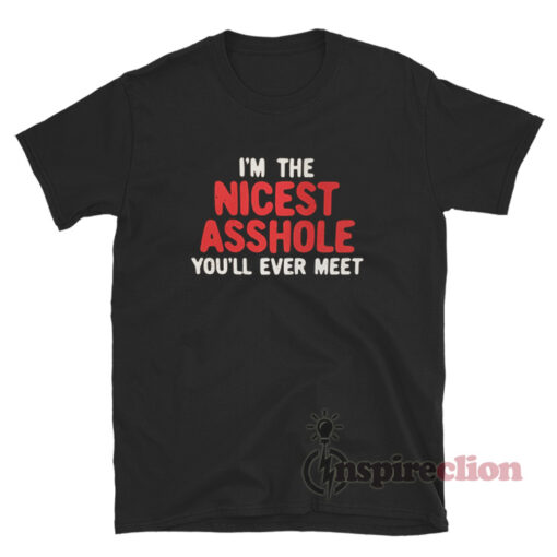 Im The Nicest Asshole Youll Ever Meet T Shirt