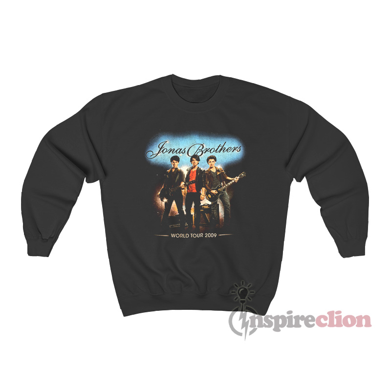 Jonas Brothers World Tour 2009 Sweatshirt Unisex Cheap Custom