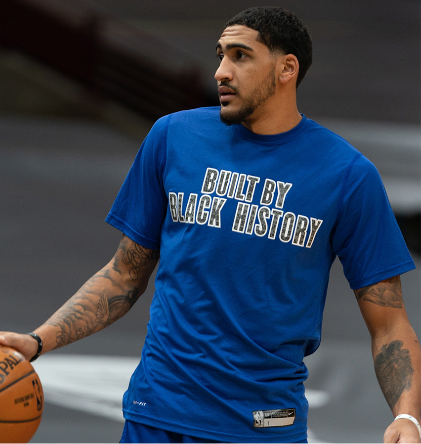 built by black history nba Essential T-Shirt for Sale by amine145