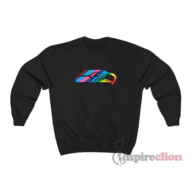 Seattle Seahawks Pride Logo Unisex Crewneck Sweatshirt