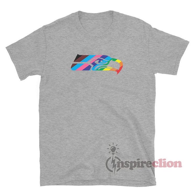 Get It Now Seattle Seahawks Pride Logo T-Shirt 