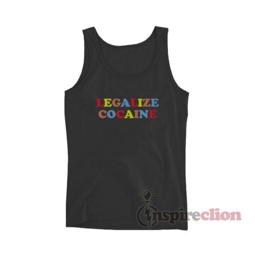 Legalize Cocaine Colorful Funny Tank Top
