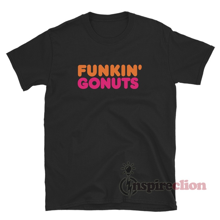 90s FUNKIN GONUTS Tシャツ dunkin donuts parody パロディ vintage