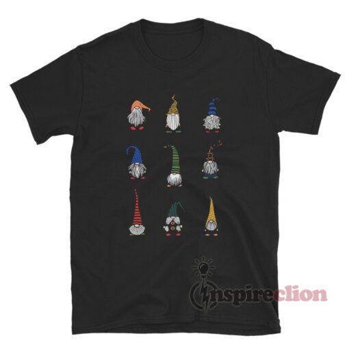 Scandinavian Christmas Gnome Tiles T-Shirt