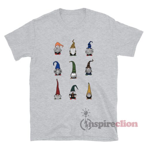 Scandinavian Christmas Gnome Tiles T-Shirt