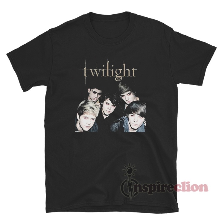 one direction as twilight shirt