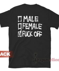 純正値下VETEMENTS MALE FEMALE FUCKOFF T-shirt Tシャツ/カットソー(半袖/袖なし)