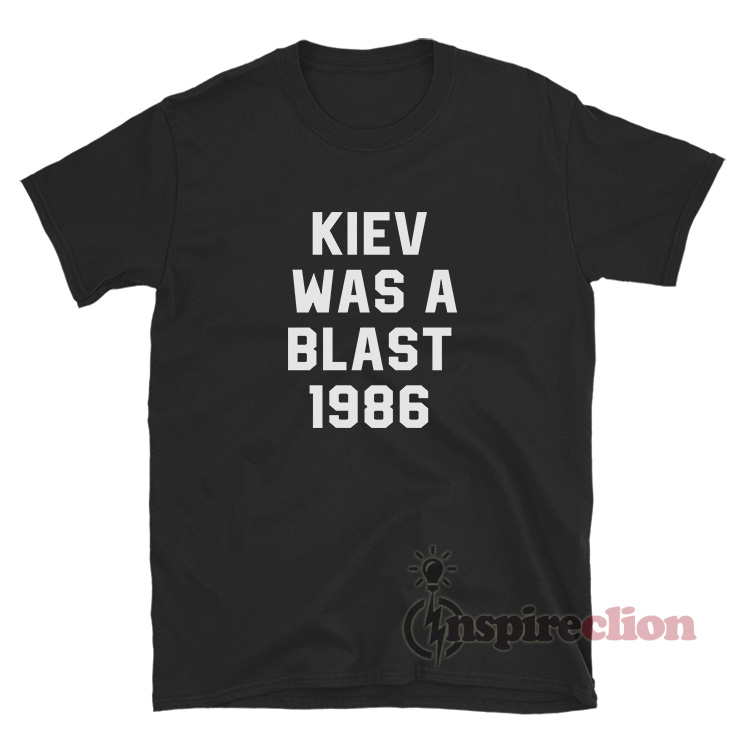 Vintage 80s outlet 'I Had A Blast In Kiev' War T-shirt L