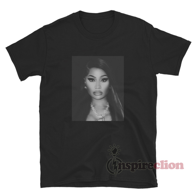 Nicki Minaj Black And White Photo T-Shirt - Inspireclion.com