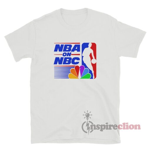 Nba On Nbc Logo T Shirt For Women Or Men