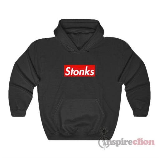 Stonks Box Logo Hoodie