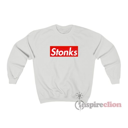 Stonks Box Logo Sweatshirt