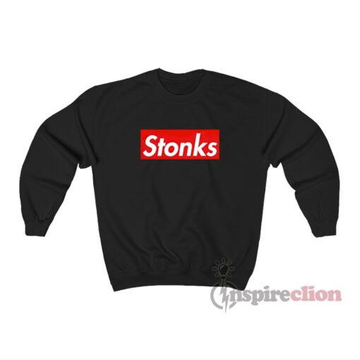Stonks Box Logo Sweatshirt