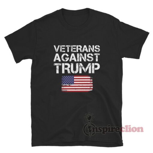 Veterans Against Trump Flag T-Shirt