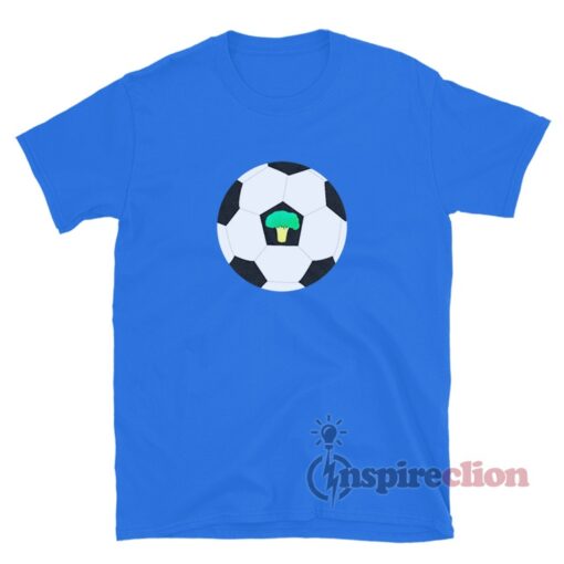 Josh Blue Soccer Ball Broccoli T-Shirt