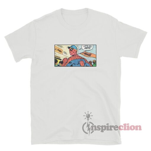 Spider-Man Lets Go Mets Meme T-Shirt - Inspireclion.com