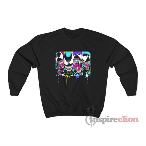 Marvel Venom Neon Panels Sweatshirt