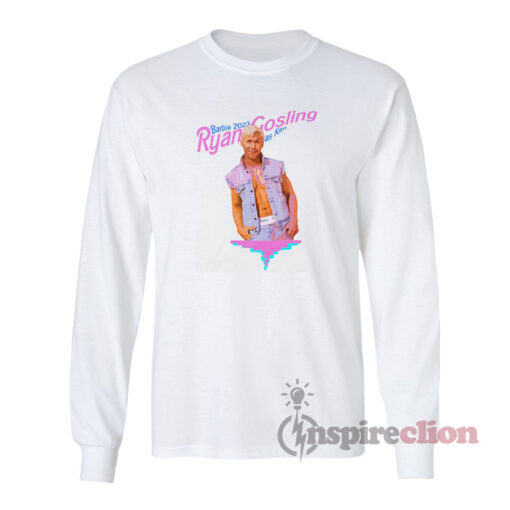 Barbie 2023 Ryan Gosling As Ken Long Sleeves T-Shirt