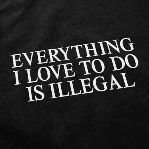 Everything I Love To Do Is Illegal T-Shirt