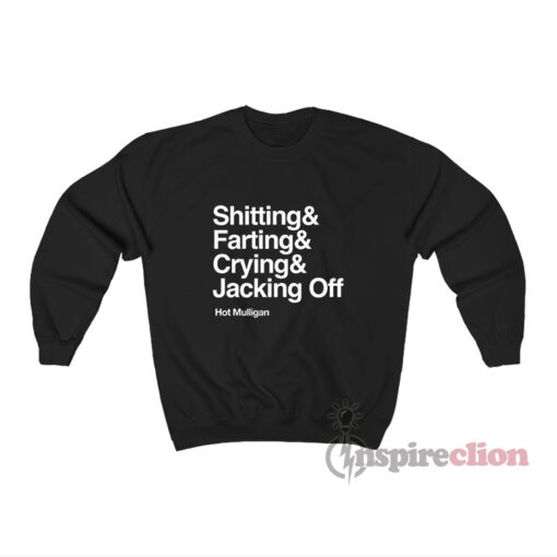 Shitting & Farting & Crying & Jacking Off Hot Mulligan Sweatshirt