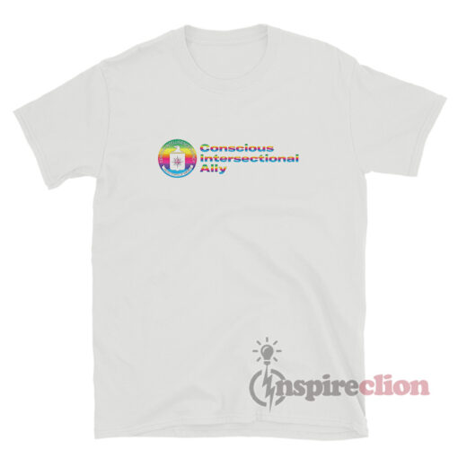 CIA Conscious Intersectional Ally Pride T-Shirt