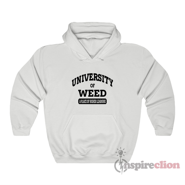 Offers Hoodie Higher State of Mind Weed Hooded Sweatshirt