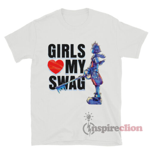 Sora Girls Love My Swag Kingdom Hearts T-Shirt