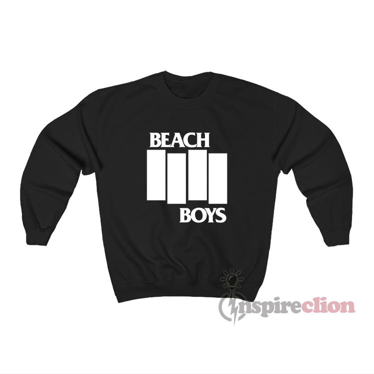 beach boys black flag shirt