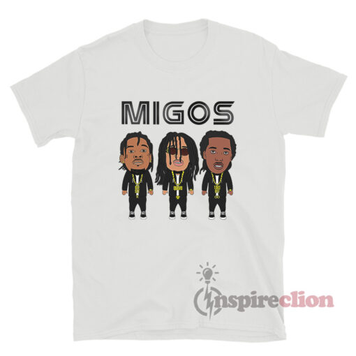 Migos Hip Hop Offset Quavo Takeoff T-Shirt