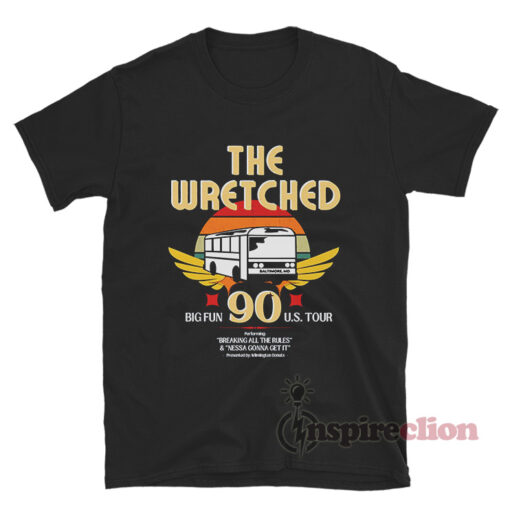 Vintage The Wretched Big Fun 90s U.S.Tour T-Shirt