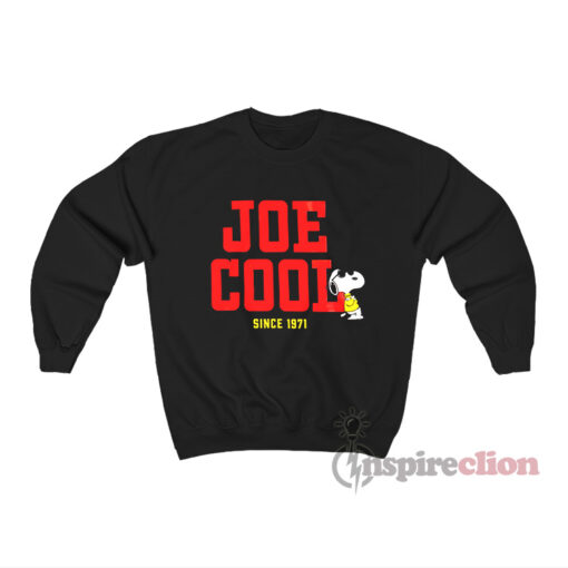Peanuts Snoopy Joe Cool Since 1971 Sweatshirt