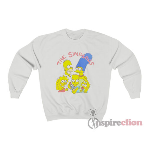 Vintage 80's The Simpsons Family Sweatshirt