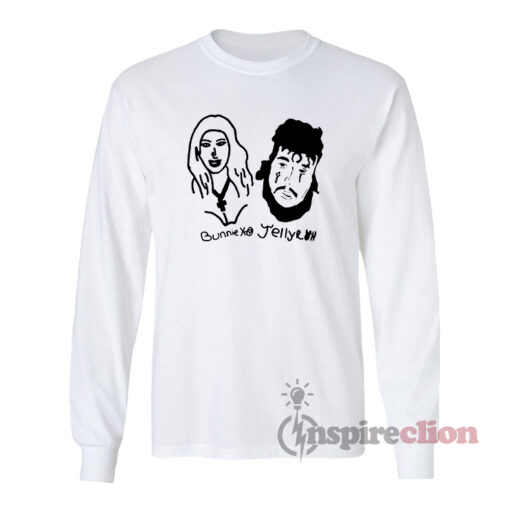 Jelly Roll And Bunnie XO Drawing Long Sleeves T-Shirt