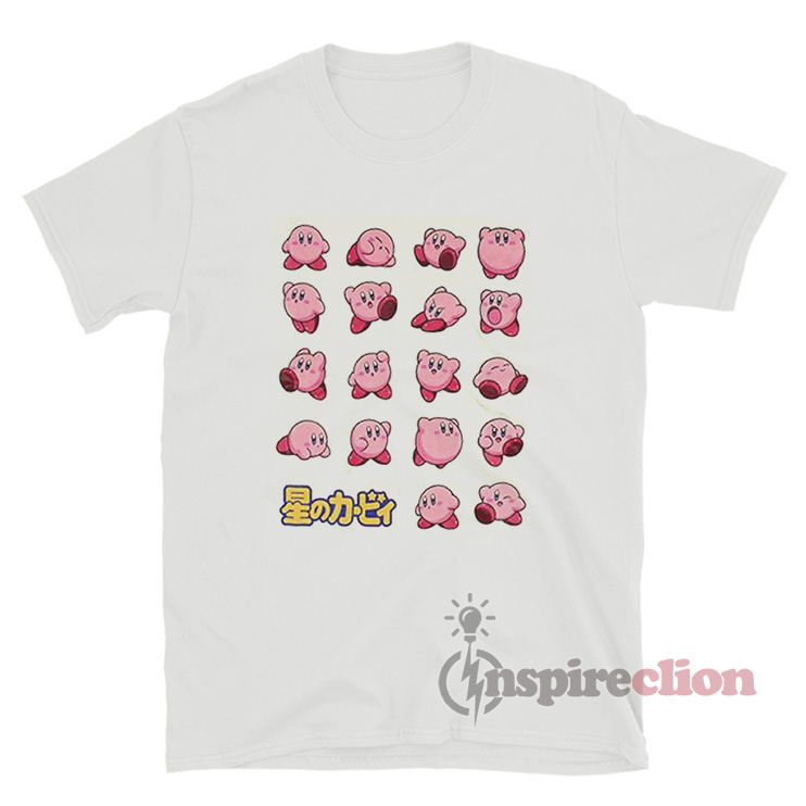 Get It Now Kirby Pose Grid T-Shirt For Unisex - Inspireclion.com