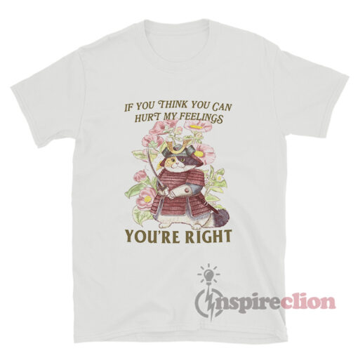 If You Think You Can Hurt My Feelings You're Right T-Shirt
