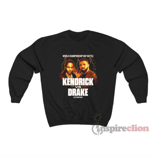Rap Battle Kendrick vs Drake Sweatshirt